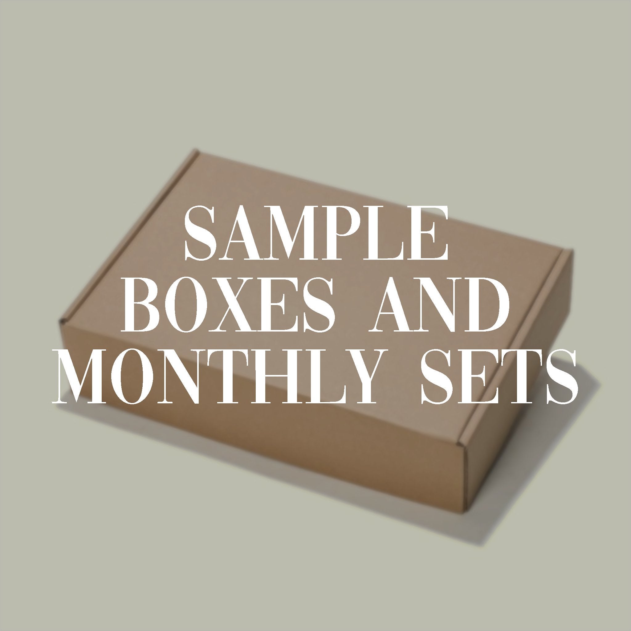 Sample Boxes and Monthly Sets – Olentia